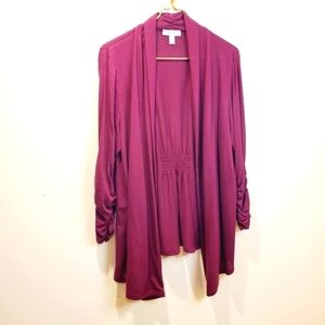 Dressbarn  Open front cardigan Size L